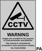 CCTV Warning