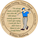 Arnold Palmer quote plaque