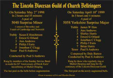 Traditional church pealboards